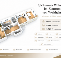 Wohnung zum Mieten in Welzheim 990,00 € 90 m²