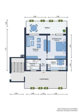 Foto - Wohnung zum Kaufen in Freiburg im Breisgau Opfingen 215.000,00 € 55.87 m²