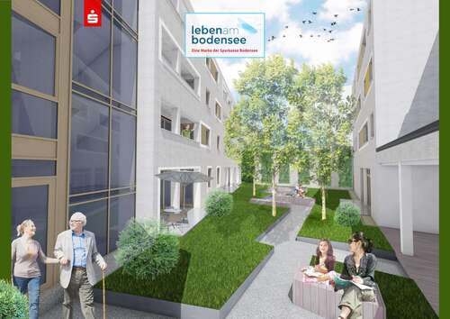 Foto - Wohnung zum Kaufen in Tettnang 378.000,00 € 50.5 m²