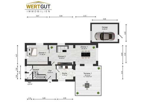 Foto - Haus zum Kaufen in Berlin 1.950.000,00 € 196 m²
