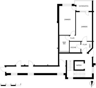 Foto - Wohnung zum Mieten in Oldenburg 574,00 € 61.45 m²