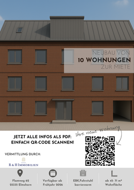 Foto - Wohnung zum Mieten in Elmshorn 990,00 € 71.11 m²