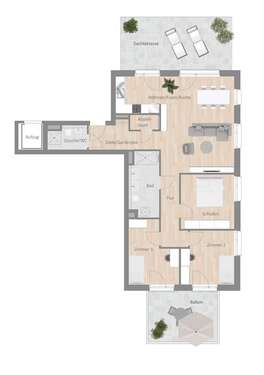 Foto - Wohnung zum Mieten in Besigheim 1.850,00 € 122.91 m²