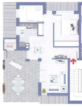 Foto - Wohnung zum Mieten in Leverkusen 611,00 € 47 m²