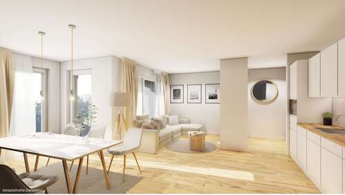 Foto - Wohnung zum Kaufen in Darmstadt 849.237,00 € 114.01 m²