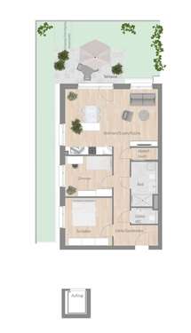 Foto - Wohnung zum Mieten in Besigheim 1.035,00 € 85.28 m²