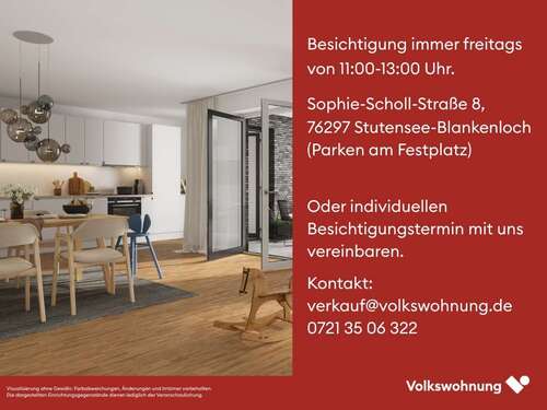Foto - Wohnung zum Kaufen in Stutensee 627.530,00 € 92.29 m²