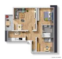 Wohnung zum Kaufen in Lautertal Elmshausen 159.500,00 € 65 m² - Lautertal / Elmshausen