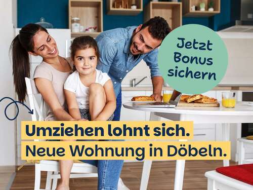 Foto - Wohnung zum Mieten in Döbeln 329,00 € 59.92 m²