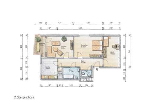 Foto - Wohnung zum Kaufen in Eppelheim 295.000,00 € 99 m²