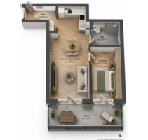 Wohnung zum Mieten in Berlin 1.600,00 € 67 m²