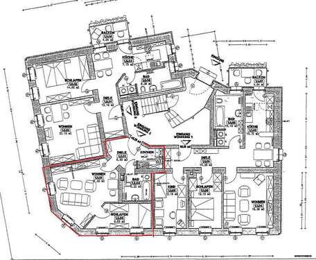 Foto - Wohnung zum Mieten in Leipzig 405,00 € 45 m²