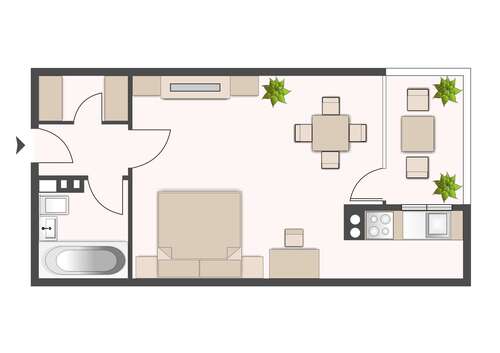 Foto - Wohnung zum Kaufen in Köln 139.000,00 € 40 m²