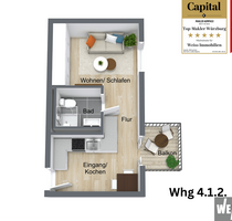 Wohnung zum Kaufen in Hilpoltstein 158.375,00 € 32 m²