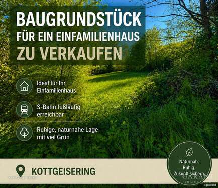 Foto - Grundstück zu verkaufen in Kottgeisering 699.000,00 € 864 m²
