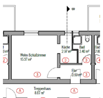 Wohnung zum Mieten in Heidelberg 350,00 € 25.43 m²