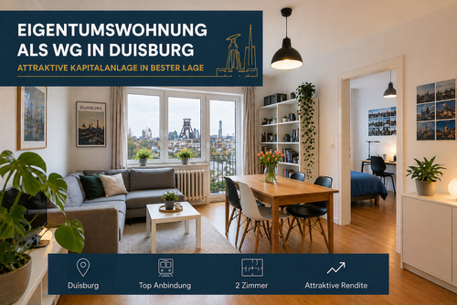 Foto - Wohnung zum Kaufen in Duisburg 131.670,00 € 59 m²