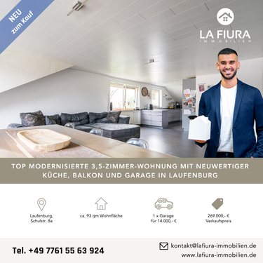 Foto - Wohnung zum Kaufen in Laufenburg 269.000,00 € 93.43 m²