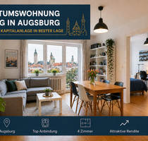 Wohnung zum Kaufen in Augsburg 430.000,00 € 65 m²