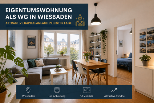 Foto - Wohnung zum Kaufen in Wiesbaden 235.400,00 € 46 m²