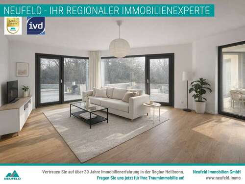 Foto - Wohnung zum Mieten in Heilbronn 1.605,00 € 91.85 m²