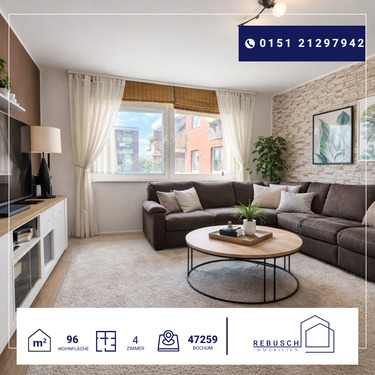 Foto - Wohnung zum Kaufen in Duisburg 280.000,00 € 96 m²