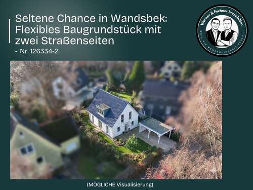 Foto - Grundstück zu verkaufen in Hamburg Wandsbek 474.500,00 € 607 m²