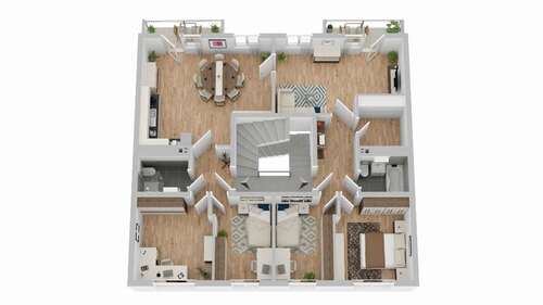 Foto - Wohnung zum Mieten in Suhl 742,14 € 108.92 m²