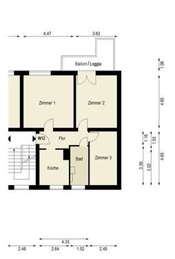 Foto - Wohnung zum Kaufen in Berlin 418.000,00 € 73.13 m²