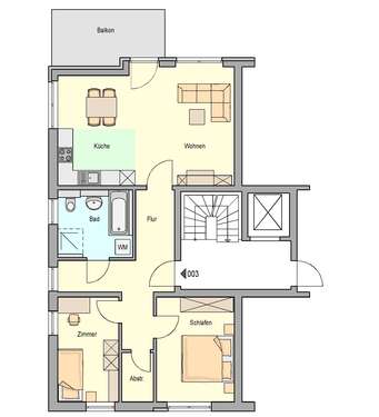 Foto - Wohnung zum Mieten in Leutenbach 1.041,38 € 83.31 m²