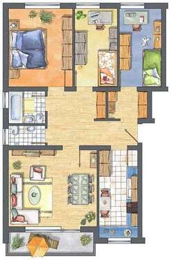 Foto - Wohnung zum Kaufen in Germering 460.000,00 € 87 m²