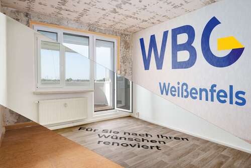 Foto - Wohnung zum Mieten in Weißenfels 451,18 € 62 m²