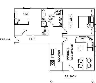 Foto - Wohnung zum Mieten in Tirschenreuth 393,75 € 69.02 m²