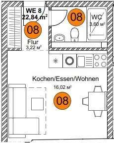 Foto - Wohnung zum Kaufen in Pfullendorf 116.000,00 € 27.35 m²