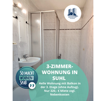 Wohnung zum Mieten in Suhl 320,00 € 59.1 m²