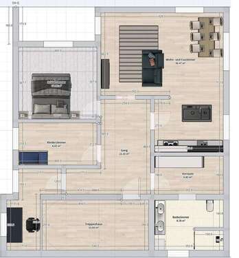 Foto - Wohnung zum Mieten in Westerheim 1.250,00 € 103 m²