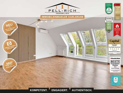 Foto - Wohnung zum Kaufen in Karlsruhe 395.000,00 € 95.89 m²