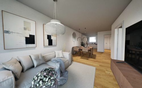 Foto - Wohnung zum Kaufen in Huttenheim 285.400,00 € 64.97 m²