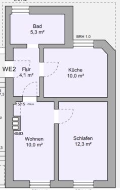 Foto - Wohnung zum Mieten in Ilvesheim 738,00 € 41 m²