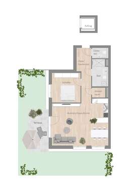 Foto - Wohnung zum Mieten in Besigheim 1.050,00 € 78.38 m²