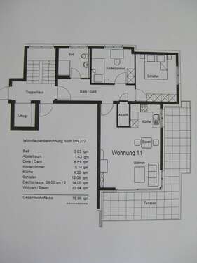 Foto - Wohnung zum Kaufen in Bondorf 456.900,00 € 79 m²