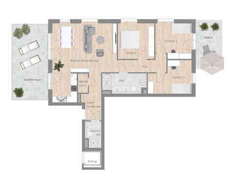 Foto - Wohnung zum Mieten in Besigheim 2.080,00 € 120.84 m²