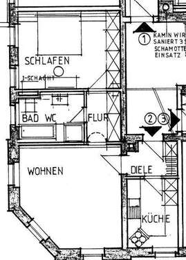 Foto - Wohnung zum Mieten in Chemnitz 302,50 € 55 m²