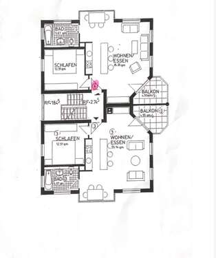 Foto - Wohnung zum Kaufen in Öhringen 159.000,00 € 58.08 m²