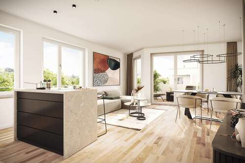 Foto - Wohnung zum Kaufen in Augsburg 655.700,00 € 81.58 m²