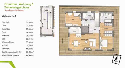 Foto - Wohnung zum Kaufen in München 1.650.000,00 € 140.24 m²