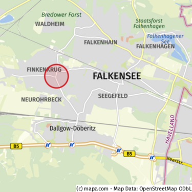 Foto - Grundstück zu verkaufen in Falkensee 520.000,00 € 1238 m²
