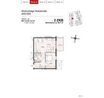 Wohnung zum Mieten in Speyer 405,96 € 59.7 m²