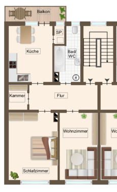 Foto - Wohnung zum Mieten in Frankenthal 817,00 € 71 m²