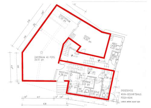 Foto - Büro in Laubach 640,00 € 87 m² - 640,00 EUR Kaltmiete, ca.  87,00 m²